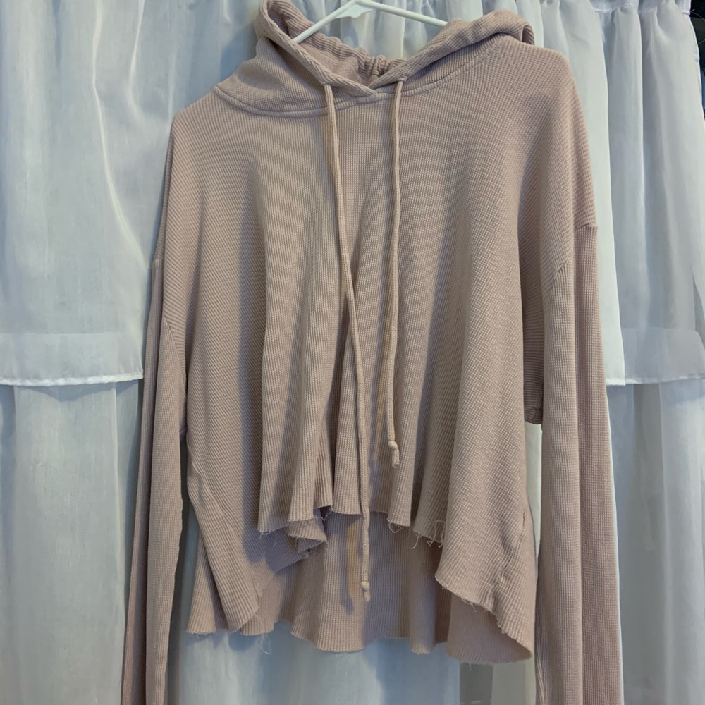 Waffle Knit Hoodie